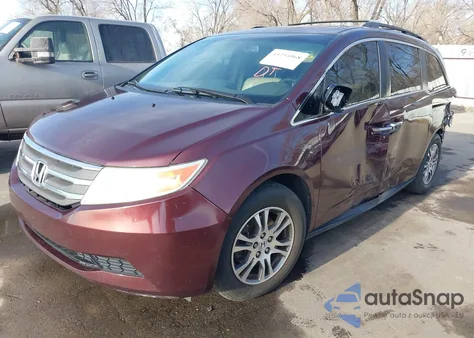 2013 Honda Odyssey Ex-L z USA, uszkodzony, nr VIN 5FNRL5H66DB061672